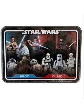 Star Wars Heroes & Villains Special Edition Playing Card Collectible Tin SEALED